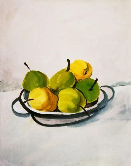 吃瓜人作品 画画,描绘人间百态的画卷